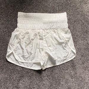 Free people “the way home” white shorts